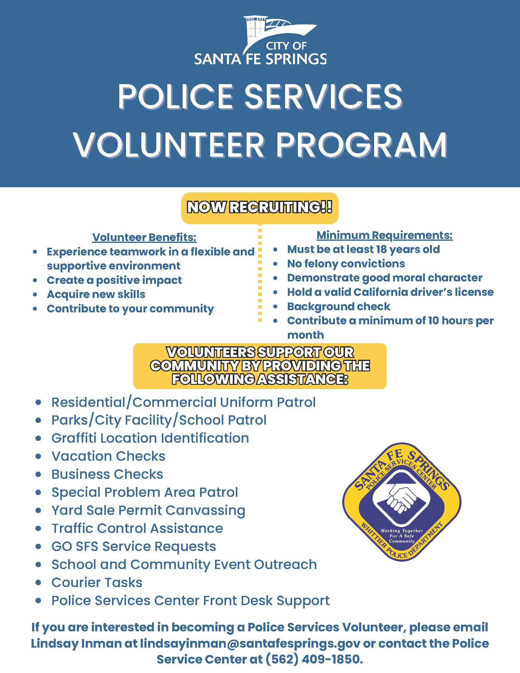 Police Services Volunteer Program (English) (2)